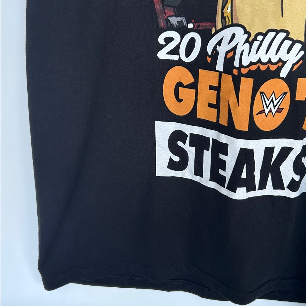 WWE Wrestlemania 40 Philadelphia 2024 Geno's Steaks Philly Cheesesteak T-Shirt - Picture 8 of 16